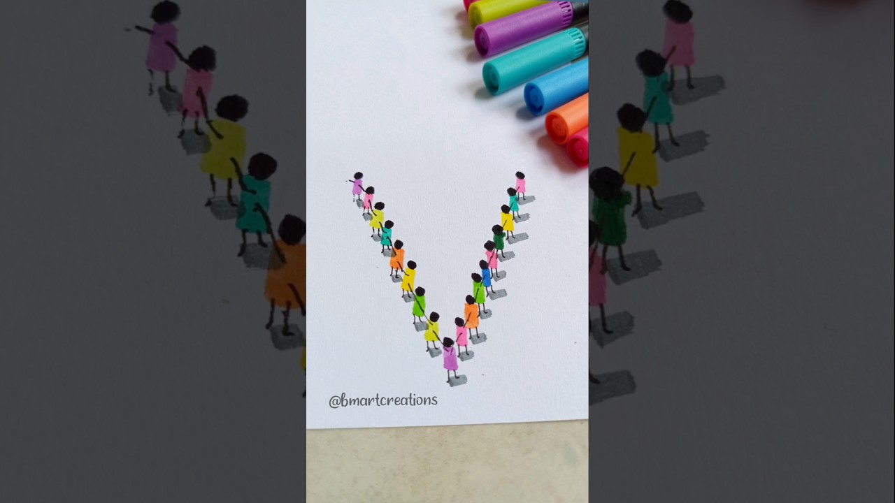 3d drawing easy 😍🫶💕#shorts #paintingeasy #3dart #easydrawing #drawing #ytshorts #art #bmartcreations
