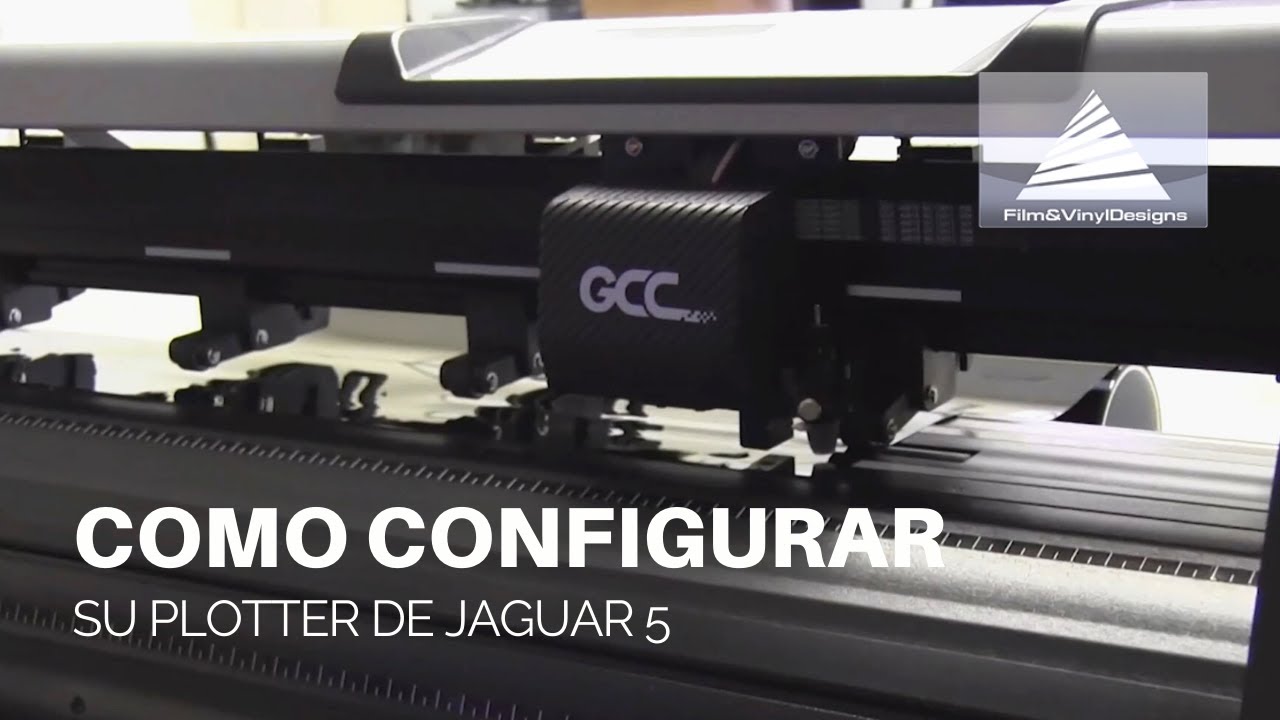 Como Configurar Su Plotter de Jaguar 5 para Cortar el Polarizado de Ventana (Video en Español)