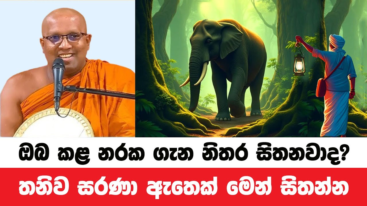 ඔබ කළ කී නරක ගැන නිතර සිතෙනවානම් මෙසේ හැසිරෙන්න | Kelaniye Sasanawansa Thero | Dharmadeshana 103