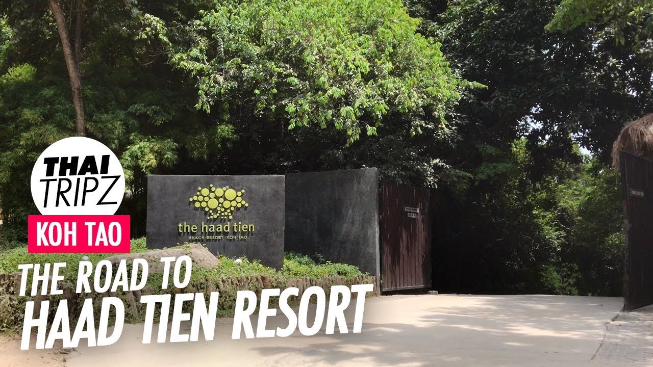 Road to Haad Tien Beach Resort - Koh Tao, Thailand