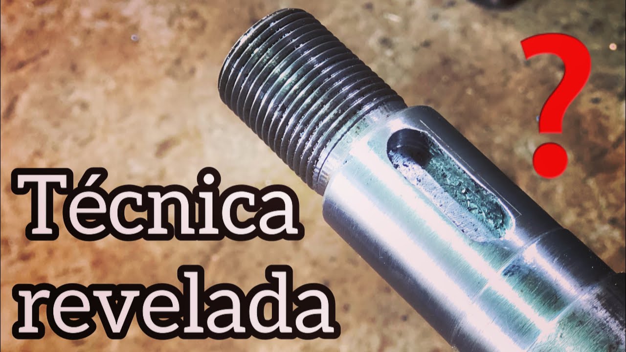VEJA COMO FIZ ESSE SERVIÇO NO TORNO | grande ideia de fazer rasgo de chaveta #torno #torneiro #fresa