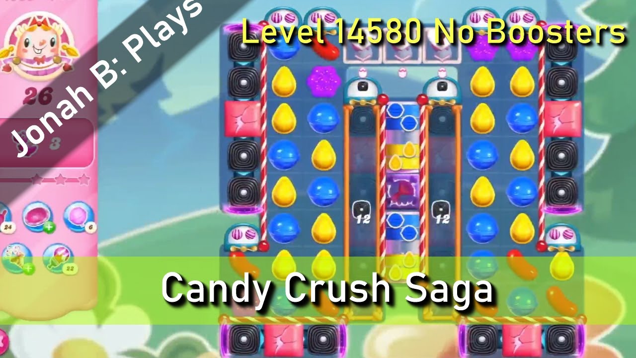 Candy Crush Saga Level 14580 No Boosters
