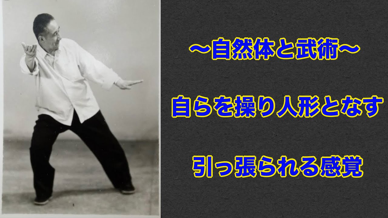 ～武術の極意～操り人形のように動くことで自然体となる