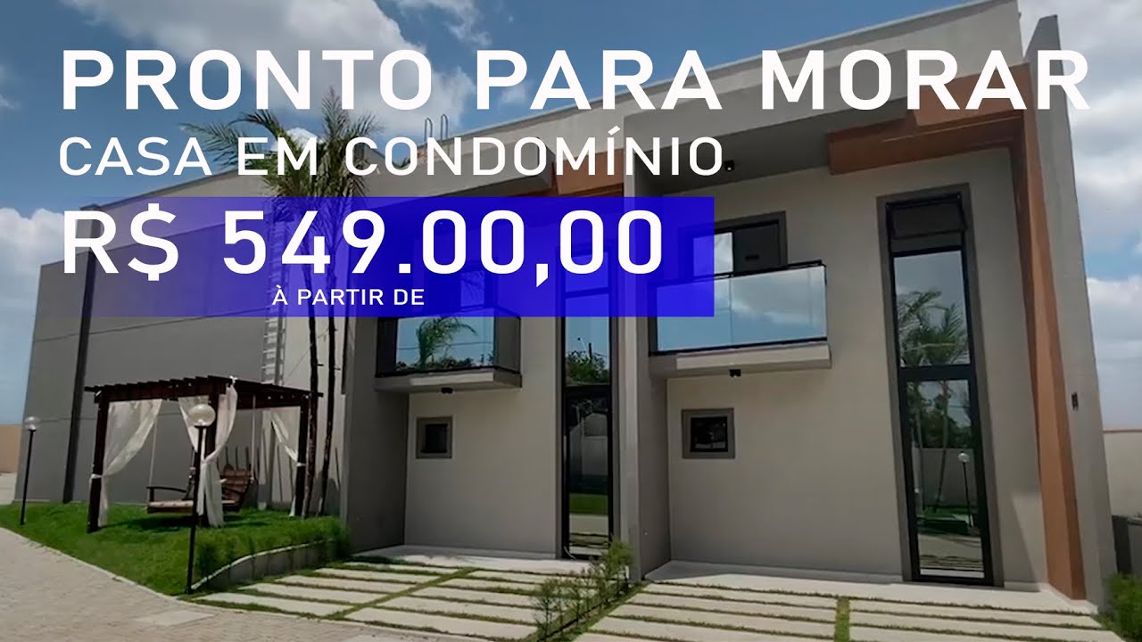 Casa em Condomínio no Eusébio/Ce - pronto para morar por menos de 600mil