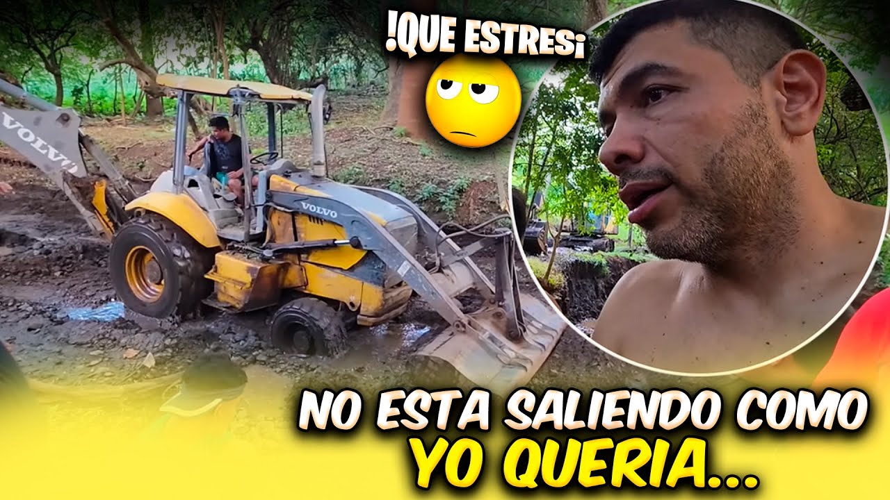 Vimos bien estresado a Camarón porque la máquina se ha quedado pegada. Logrará sacarla Julio?