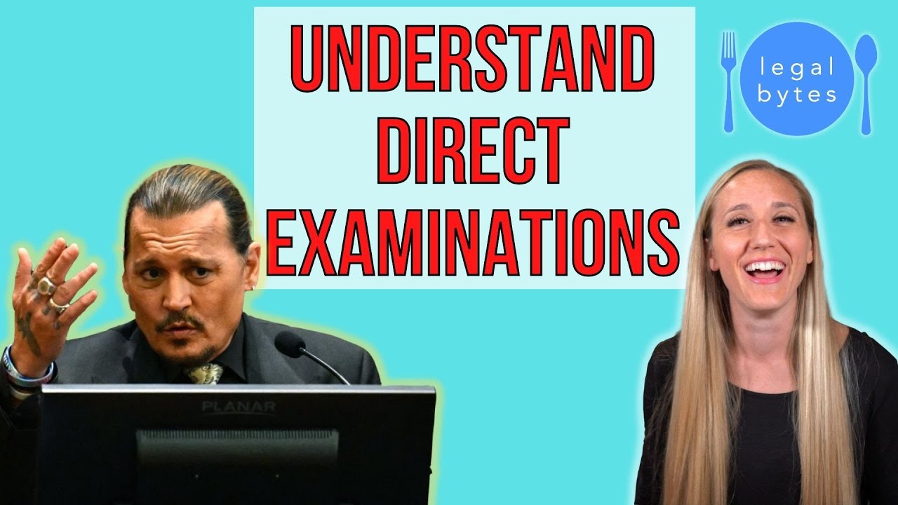 What Is A Direct Examination? | The Basics Of Examinations | Law School 101
