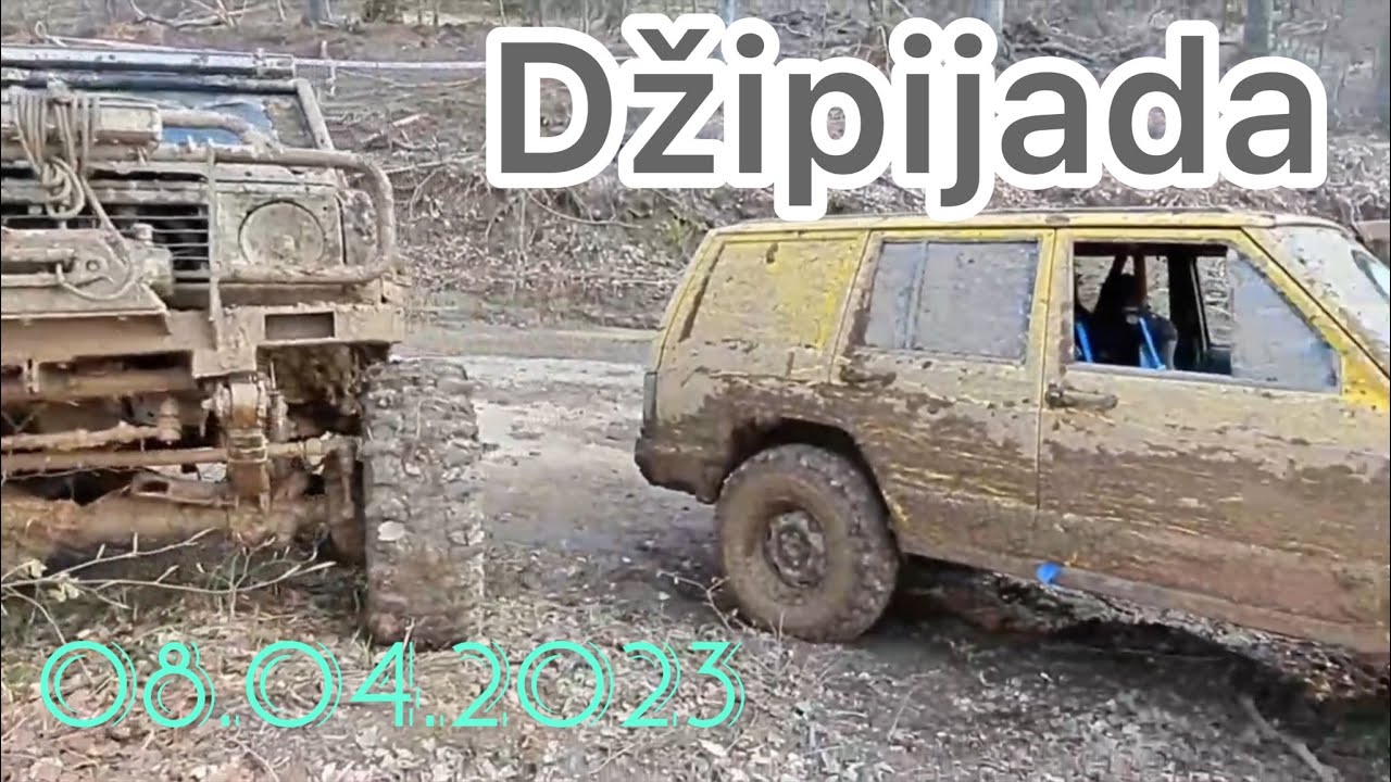 Džipijada. 08.04.2023. Srbija. Gučevo  Други дан. Off road . День второй.