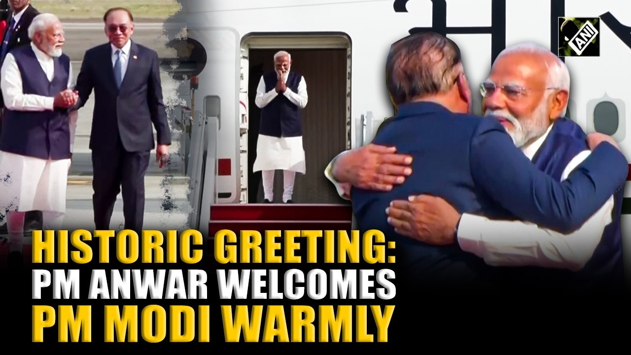PM Modi arrives in Kuala Lumpur welcomed by Malaysia PM Anwar Ibrahim on Feb 7–8 visit official trip