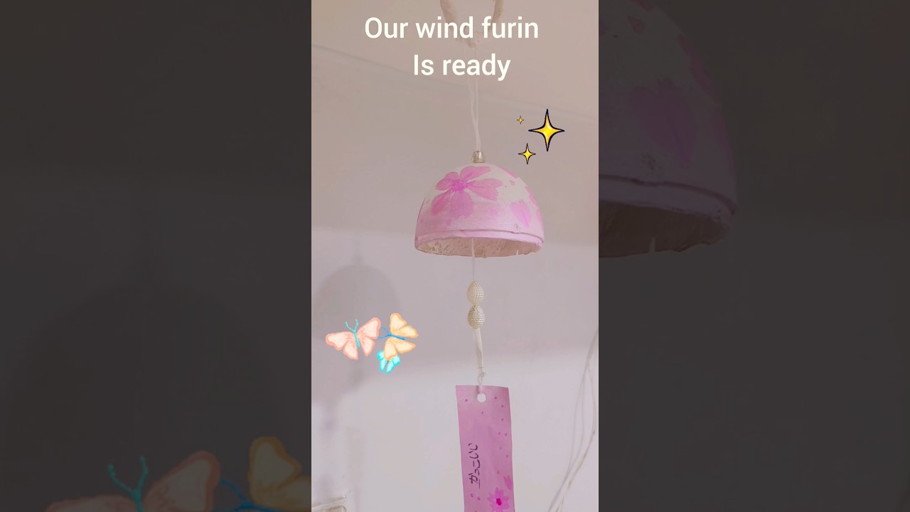 diy wind furin🌷🌸🎀 