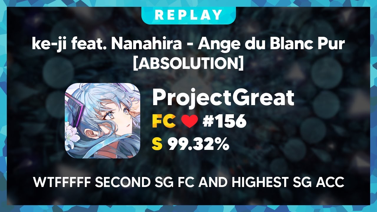 7.09⭐ | ProjectGreat | ke-ji feat. Nanahira - Ange du Blanc Pur (BarkingMadDog) [ABSOLUTION] | #156❤