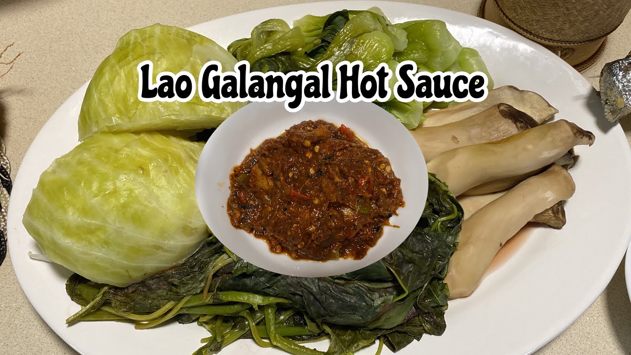 Lao Galangal Hot Sauce ຈ່ຽວຂ່າ