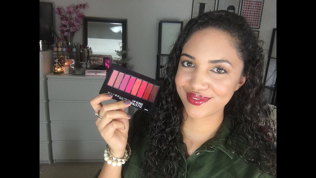 Maybelline Lipgloss Palette - Lip Swatches + First Impression + Pass or Fail?