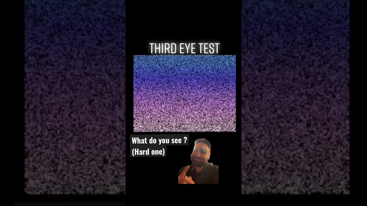 Third eye test #thirdeye #magiceye #stereogram