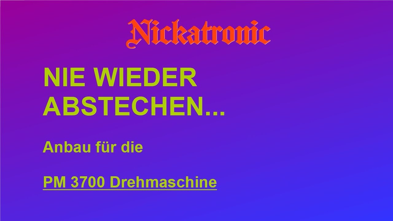 Abstechen war gestern - ich zeige Dir, was Du dagegen tun kannst