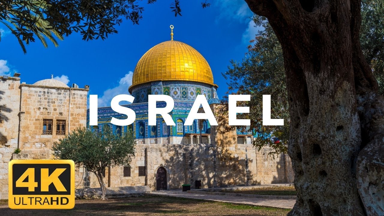 Travel Israel 4k UHD HDR - Top Israel, Jerusalem Tourist Attractions Scenic View & Soothing Music