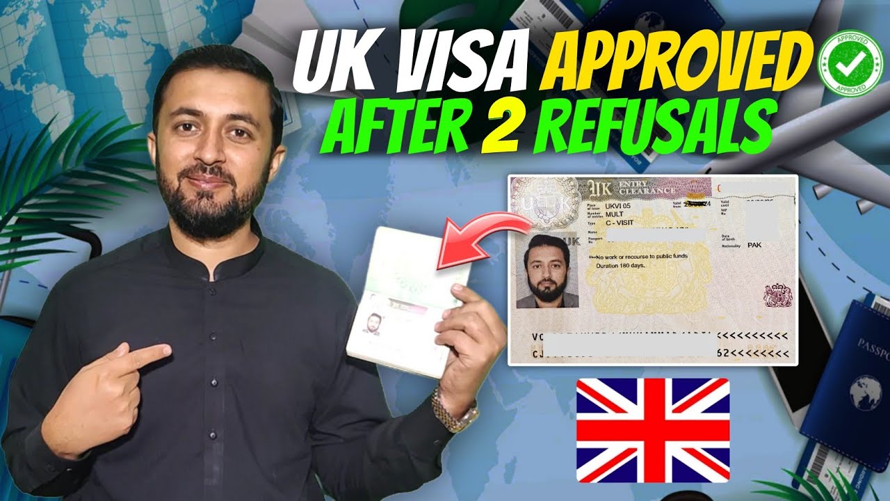 UK 🇬🇧 Visa Approved  After 2 Refusals • How To Apply UK Visa From Pakistan | 6 Months Multiple Entry