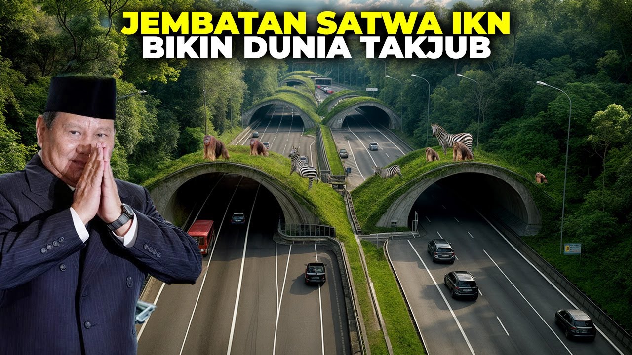 JEMBATAN SATWA IKN BIKIN MELONGO SEDUNIA! Prabowo Terharu dan Bangga Indonesia Dipuji Dunia