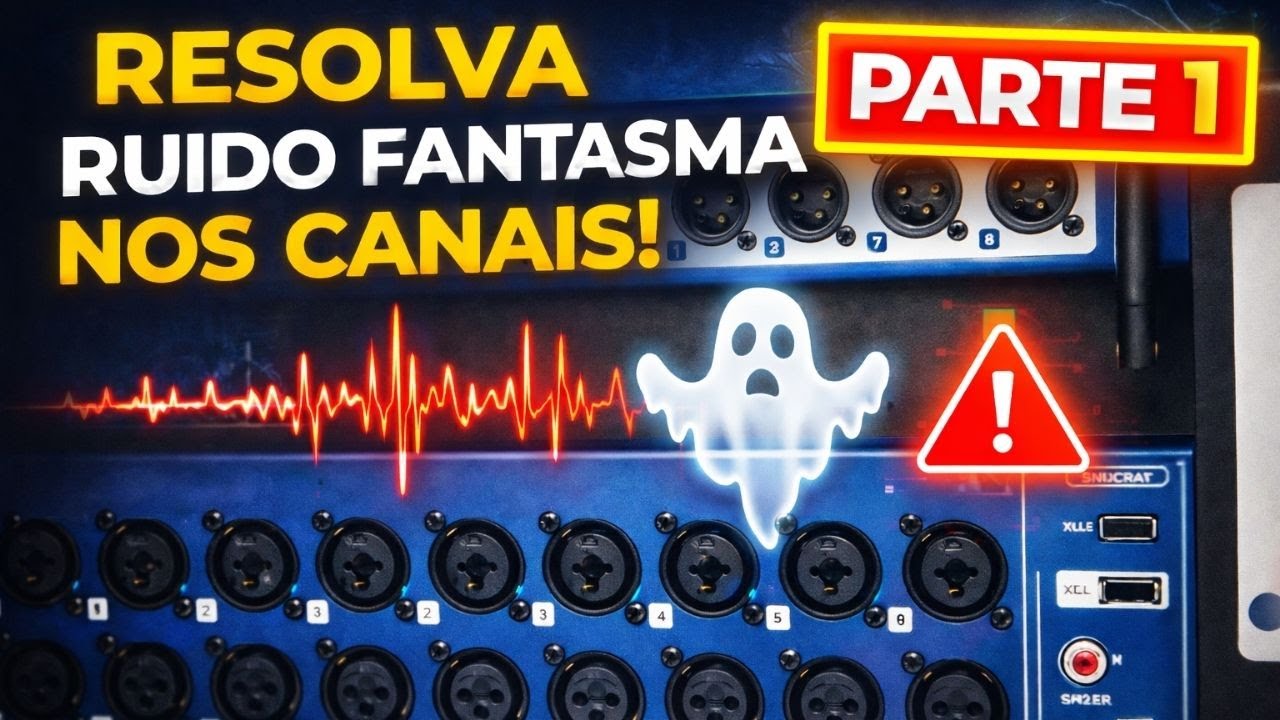 Soundcraft Ui24R com Ruído? Diagnóstico do Problema | Parte 1