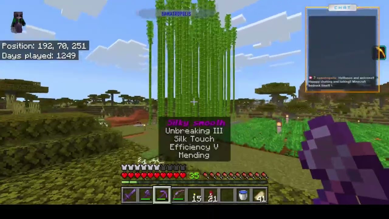 Bedrock, there is a task to preform!