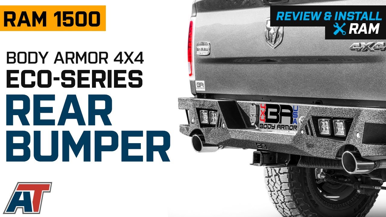 2009-2018 RAM 1500 Body Armor 4x4 ECO-Series Rear Bumper Review & Install