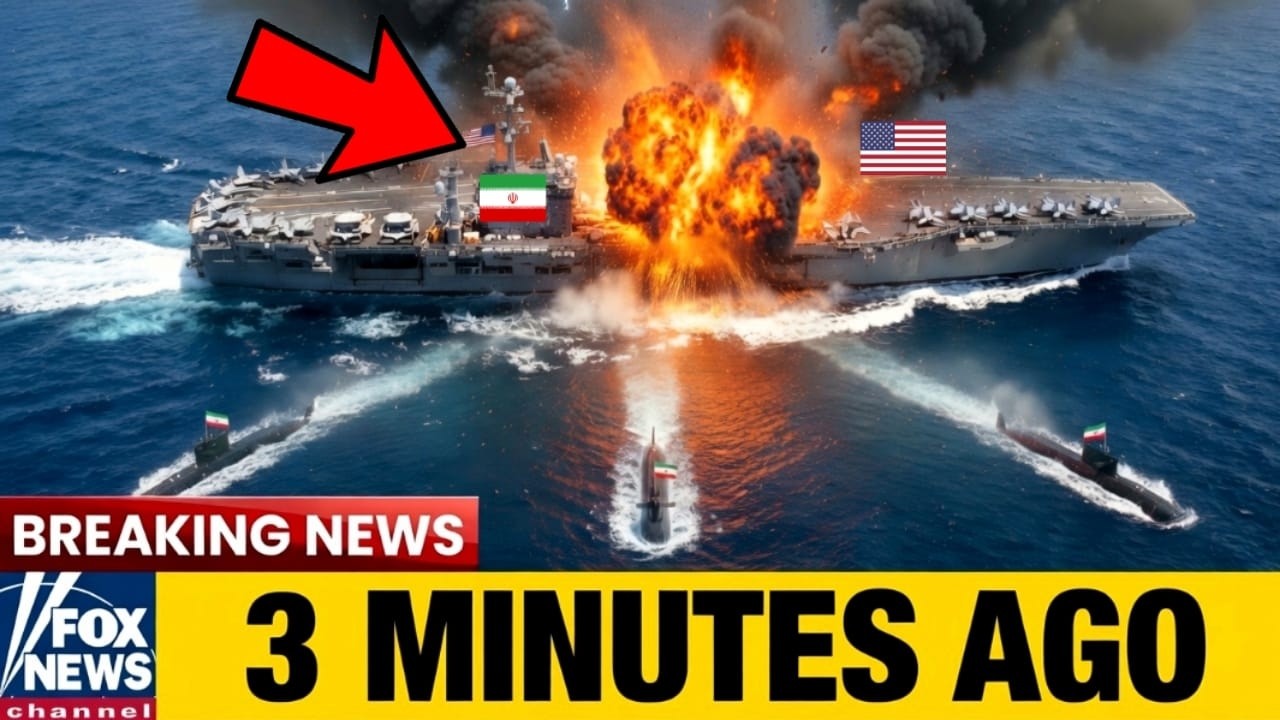 3 Iranian Submarines vs U.S. Carrier in the Strait of Hormuz — Then THIS Happened..