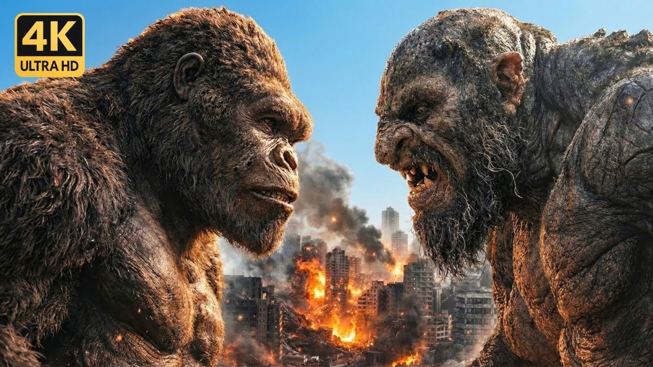 KING KONG vs MEGA TROLL - Epic City Destruction! Battle of Giants Begins | King Kong Movie