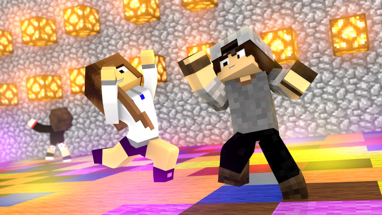 BRIGANDO COM A BIBI #10 - DANÇANDO COM A NAMORADA! - MINECRAFT!