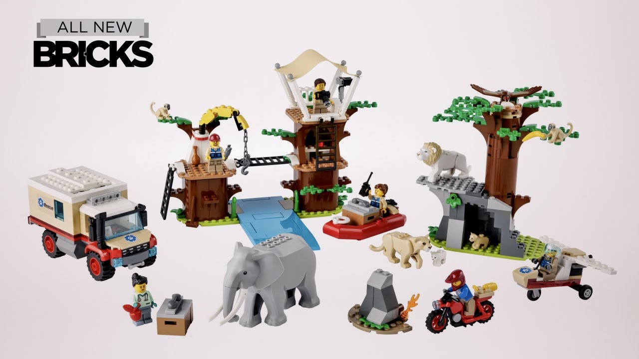 Lego City 60307 Wildlife Rescue Camp Speed Build