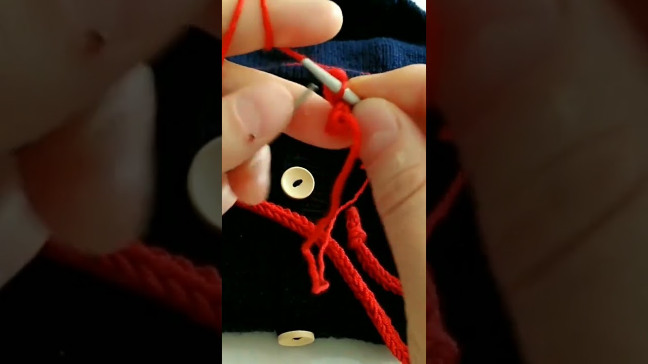 bağcık yapımı #knitting #strickmuster #easyknitting #babyshoes #babysweater #crochet#cardigan