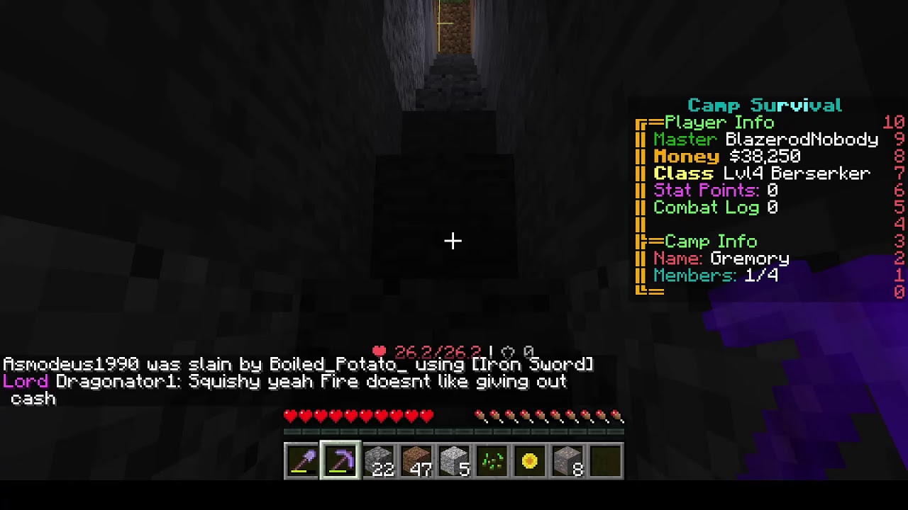 CampMC: Starting My Camp.