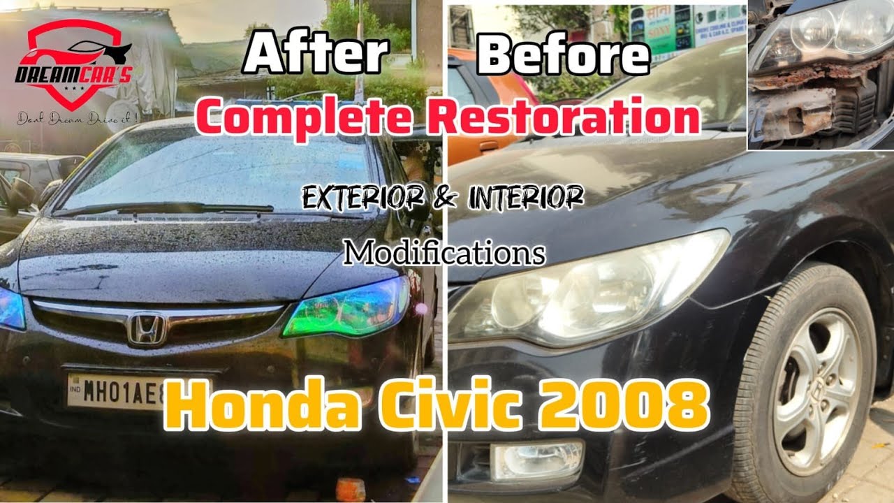 Honda Civic Restoration | EXTERIOR & INTERIOR | Car Restoration | Dream Cars 