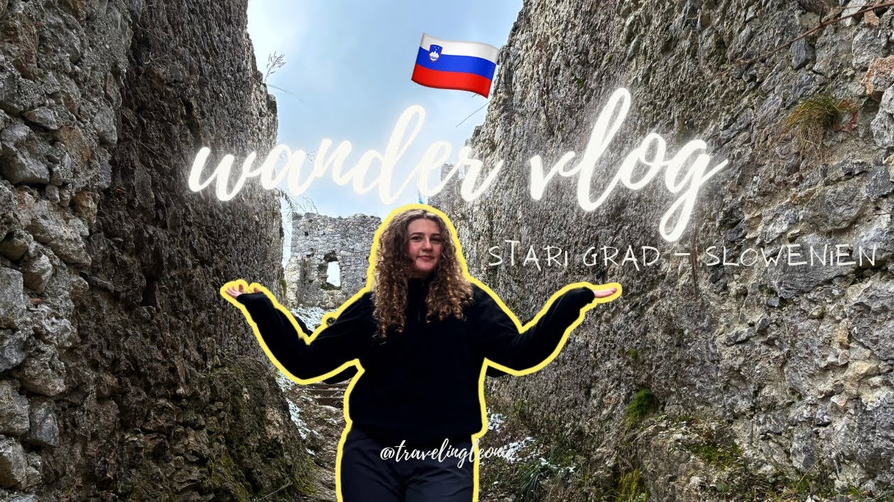 Abenteuer zur Burg Ruine Stari Grad - Wandern in Slowenien 🇸🇮 / WANDERVLOG