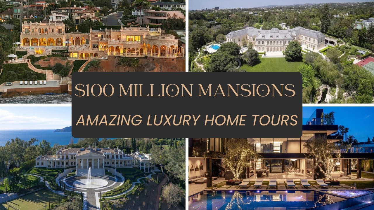 $100 MILLION MANSIONS: AMAZING LUXURY HOME TOURS