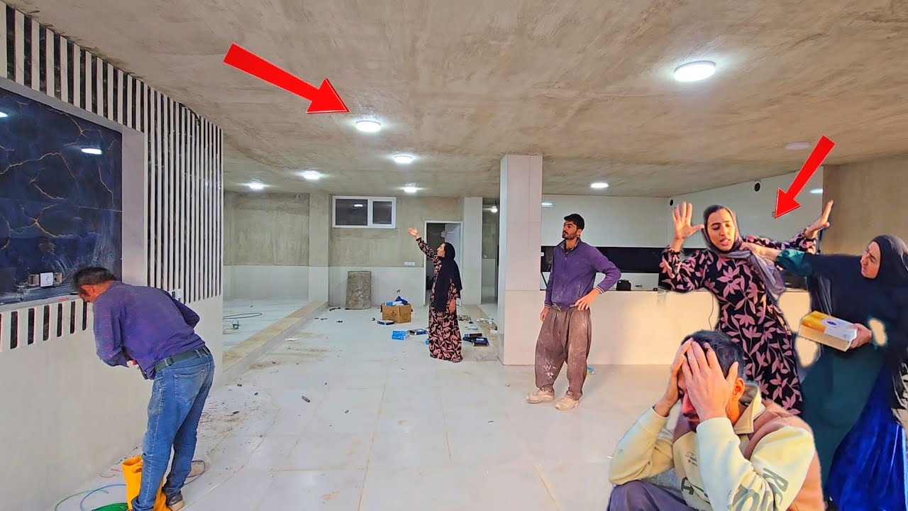 Tahereh calmly illuminates his dream home