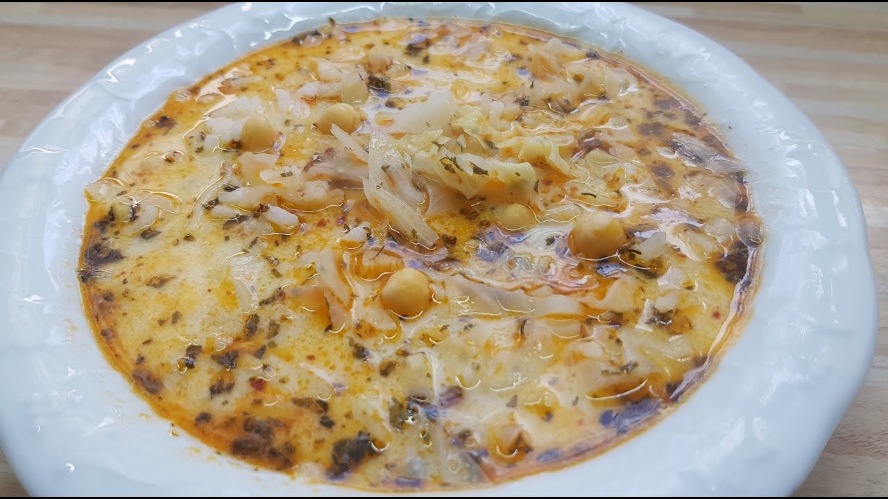 Yoğurtlu Lahana Çorbası - Sporcular ve Vejetaryenlere de Uygun Şifa Deposu / YÖRESEL LEZZETLER