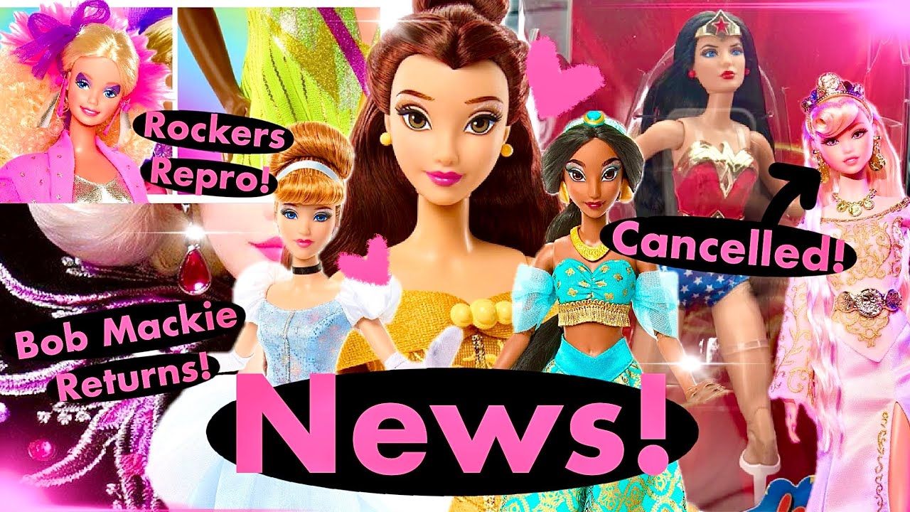 MATTEL NEWS!🔴 Disney PRINCESS Sparkling Series, Barbie ROCKERS, Wonder Woman, Monster High & MORE!🍵🔥