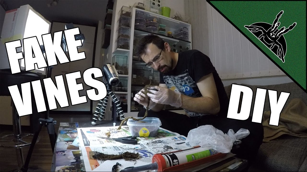 DIY: How to make FAKE VINES for vivarium - VIVARIUM UPGRADE