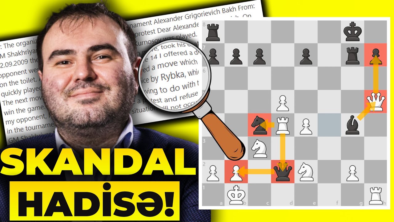 SKANDAL!! Yarışı Tərk Etdi!! | Mamedyarov - Kurnosov | Aeroflot Open 2009