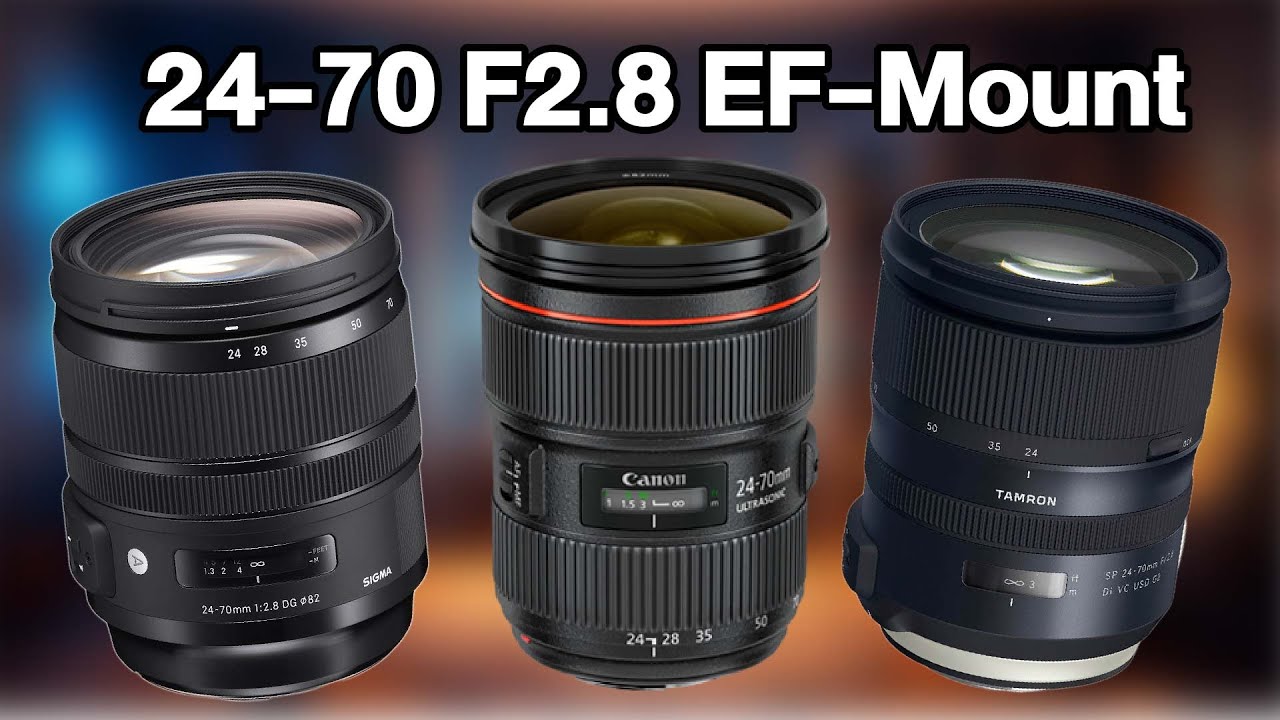 เลนส์ตัวจบแต่ละค่าย EF Mount 24-70 F2.8 (canon/sigma/tamron) ตัวไหนใช่กับคุณ