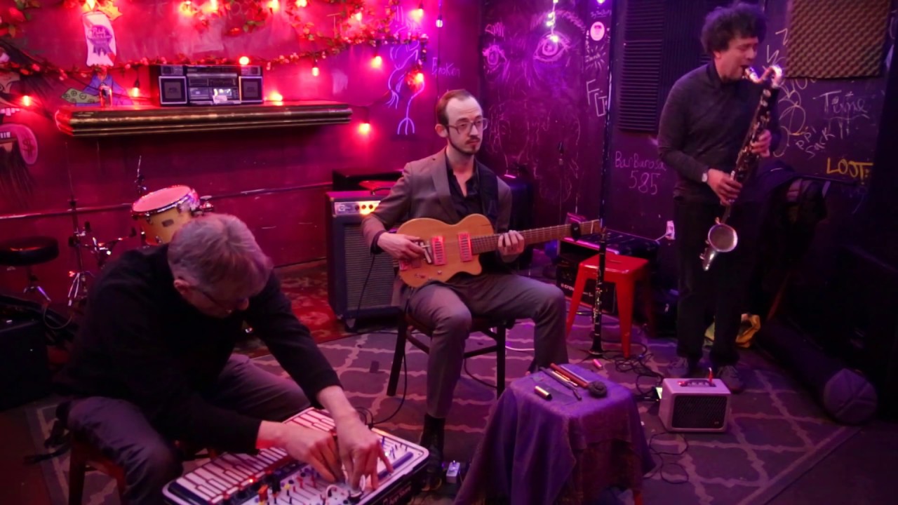 Hans Tammen, Nicola Hein, David Rothenberg - at Bushwick Improvised Music Series - Mar 26 2018