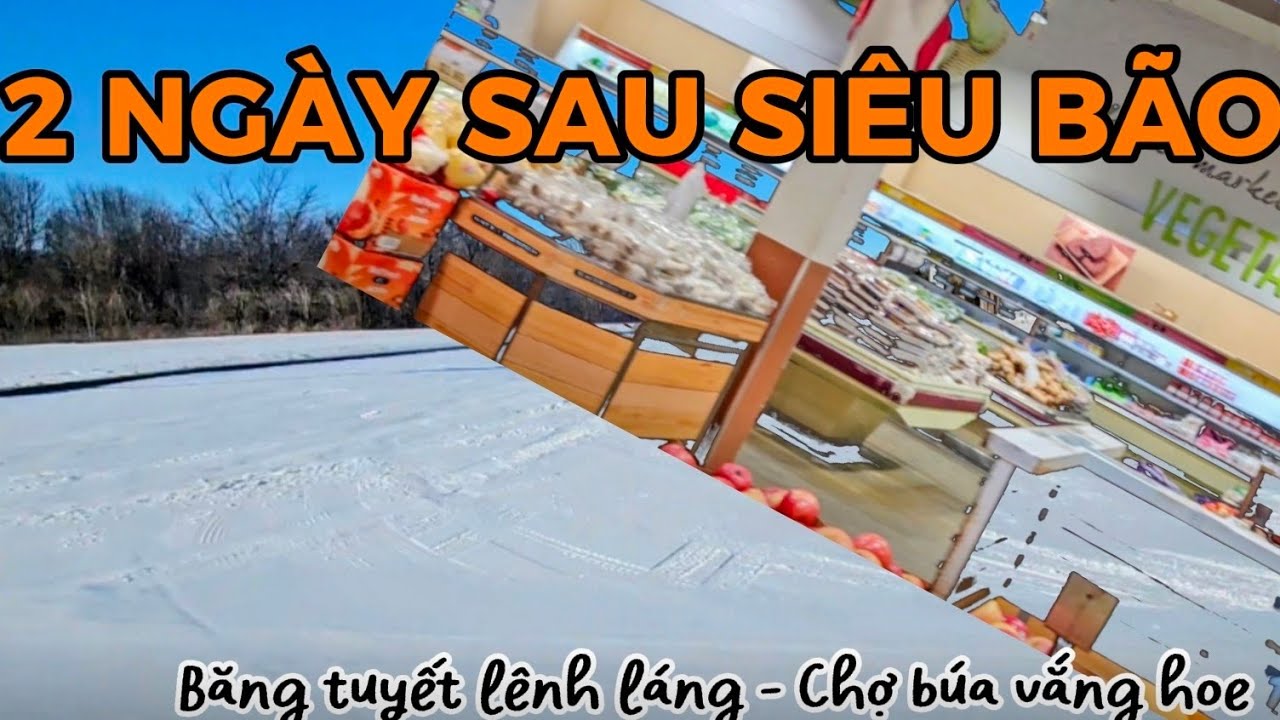 ​Cuộc sống Mỹ: Tình hình đường xá và siêu thị sau 2 ngày bão tuyết kỷ lục ra sao?