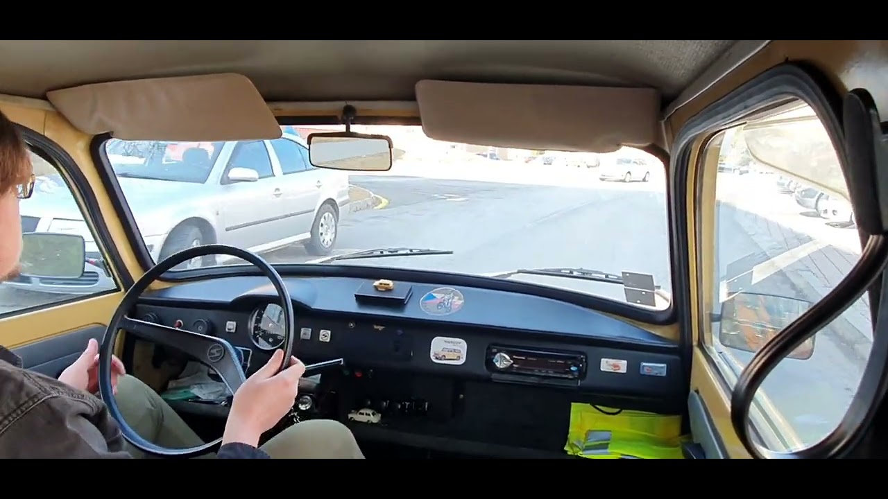 Trabant - prvý štart po 3 mesiacoch, jazda