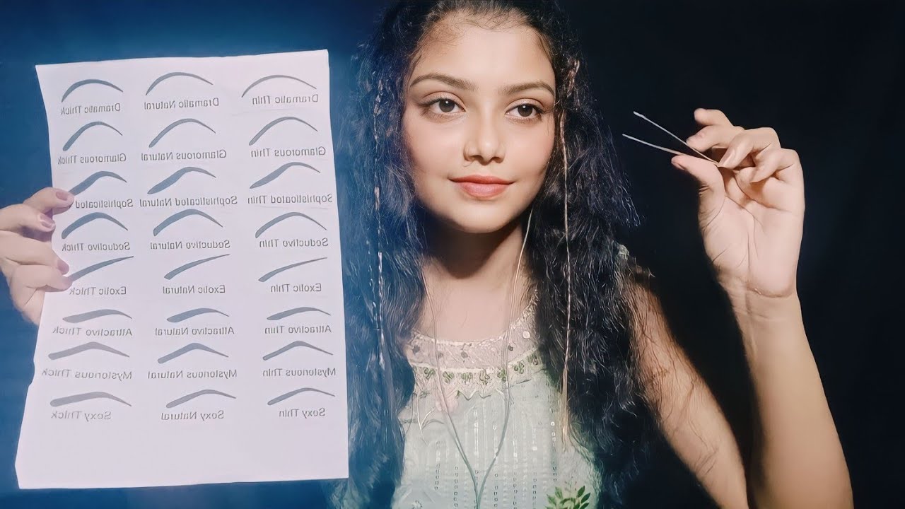 [ASMR] Doing Your Eyebrows Beauty Salon