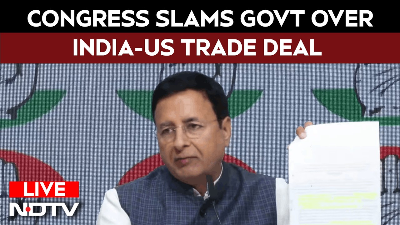 Congress Vs BJP LIVE | Congress Slams BJP On India-US Trade Deal | Congress Press Conference LIVE