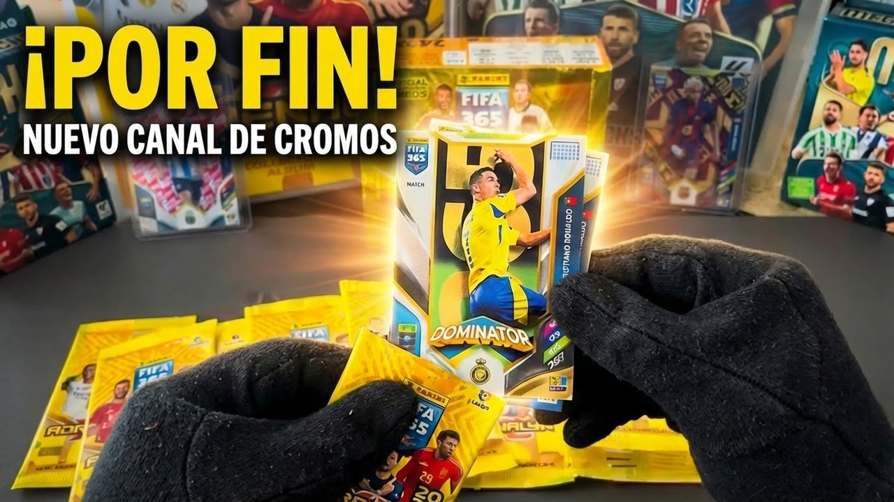 ABRO 20 SOBRES Adrenalyn 365 FIFA | SALE MOMENTUM, CRISTIANO RONALDO y LAMINE YAMAL