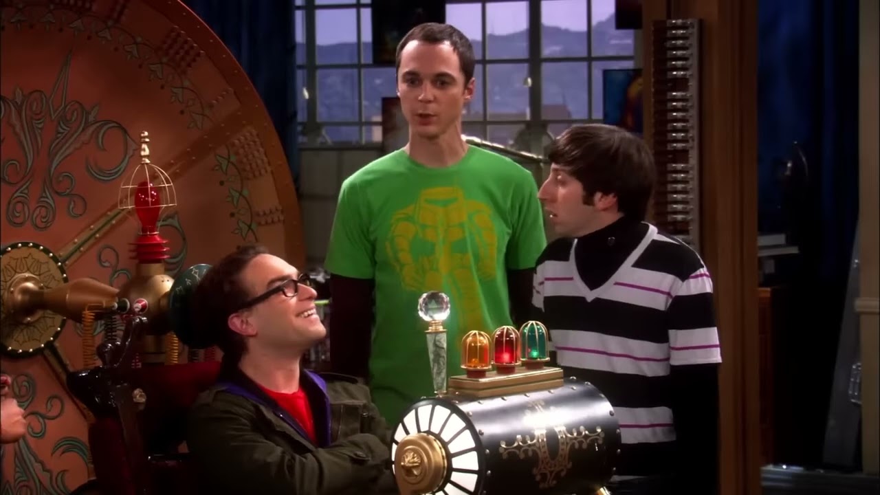 THE TIME MACHINE the big bang theory