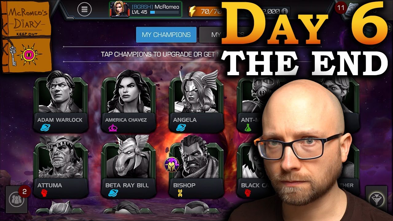 McRomeo FINALE - F2P New Account Challenge - Day 6 recap