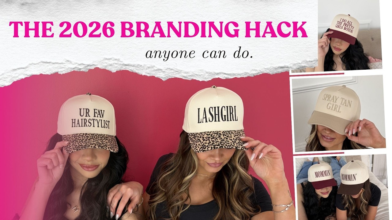 MACHINE EMBROIDERY MARKETING.  Branding hack photo shoot FOR YOUR SMALL BUSINESS,