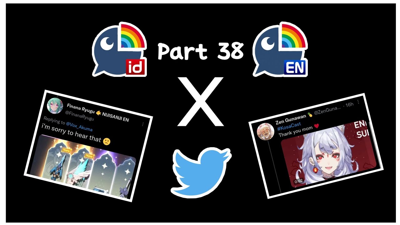 Nijisanji ID X EN Twitter Part 38 Feat. Zen Gunawan: Nina's Indo Greeting and Salted Vox