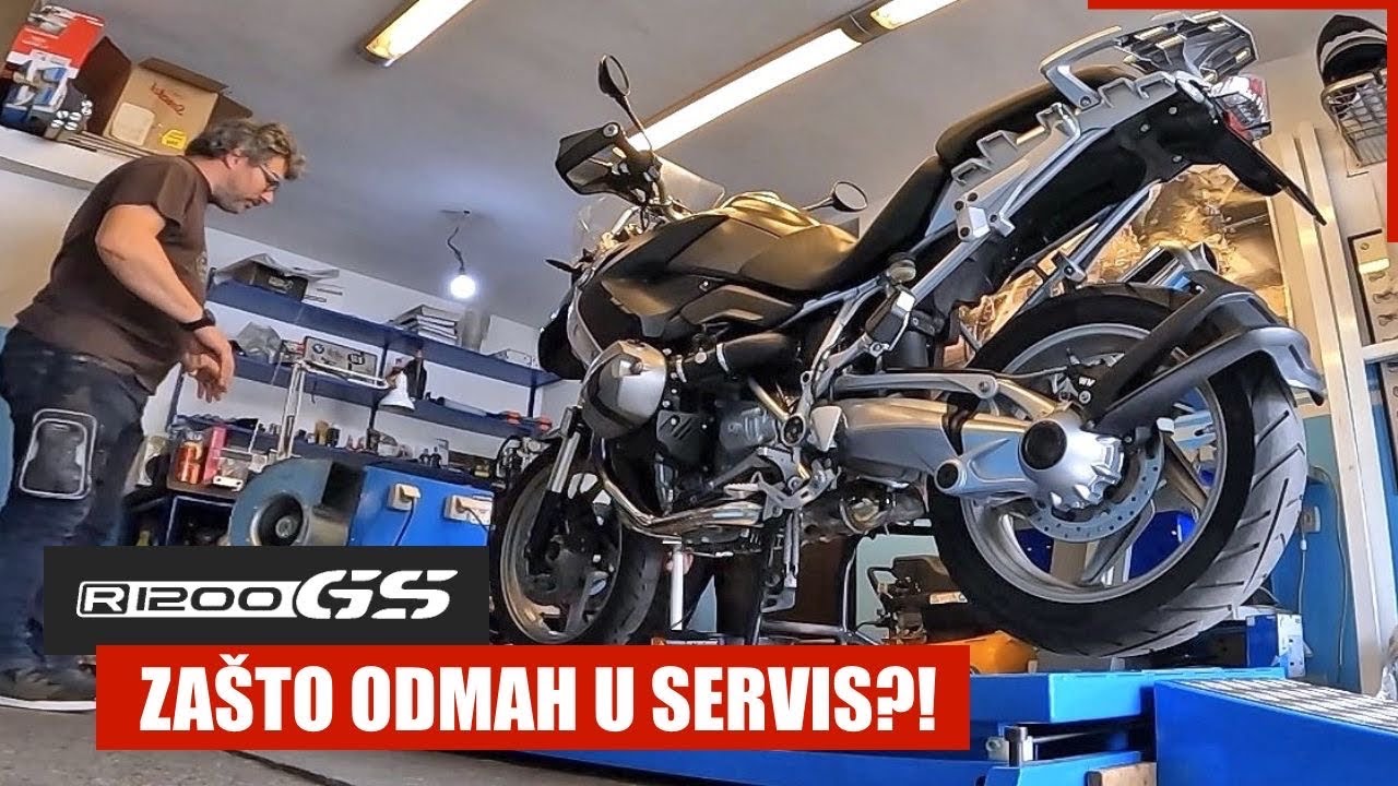 BMW R1200GS Zasto odmah u servis? - Mudrolije na motorima